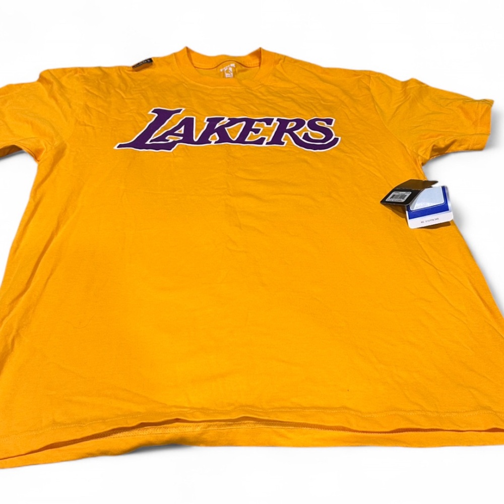 Unk Gold and Purple Lakers Short Sleeve Tee